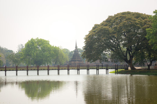Satchanalai historical park, Sukhothai Province, Thailand.