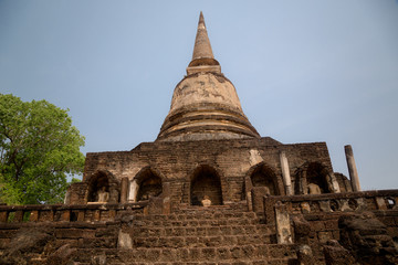 Fototapeta na wymiar Si Satchanalai Historical Park Is the historical park of Thailand