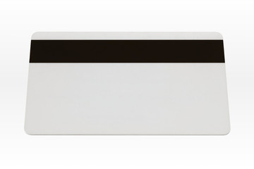Magnetstreifenkarte Kreditkarte Dienstkarte blank weiß