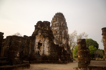 Historic Town of Sukhothai, Sukhothai Historical Park, Wat Si Chum, Thailand.