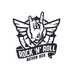 Rock N Roll Illustration