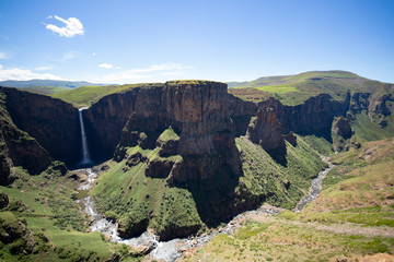 Maletsunyane Waterfall  Lesotho 