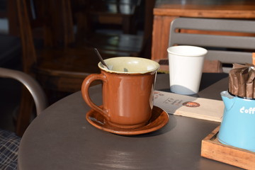 Coffee time, break time , morning coffee