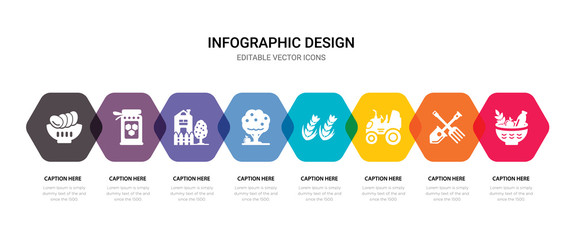 simple set of farm products, farm tools, tractor, rye icons, contains such as icons tree, farm, honey, eggs and more. 64x64 pixel perfect. editable vector set
