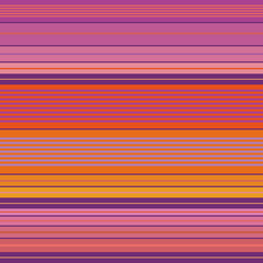 Vibrant purple, pink and orange densely striped design. Seamless vector pattern with bright beach vibe. Great for beach and wellbeing products, yoga, textiles, giftwrap, marketing, packaging.