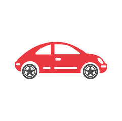 Car icon on background for graphic and web design. Simple vector sign. Internet concept symbol for website button or mobile app.