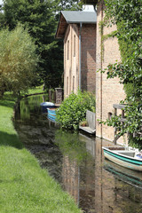 The mill race in Lychen in the Uckermark