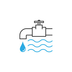 Water tap icon