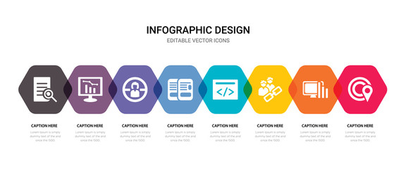 simple set of map, stats, link, coding icons, contains such as icons newspaper, target, analytics, search and more. 64x64 pixel perfect. editable vector set