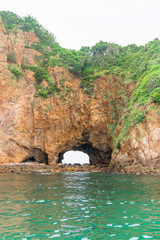 Fototapeta na wymiar Koh Talu Island in Thailand, Island with a hole