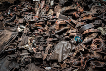 Old car spare parts