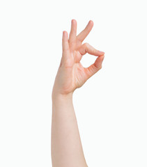 Naklejka premium hand symbol