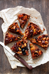 Dried fruits and nuts cake 