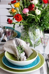 Easter table setting