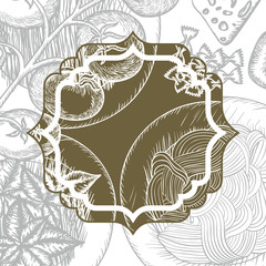 elegant frame victorian with italian food