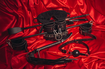 Bondage, kinky adult sex games, kink and BDSM lifestyle concept.
