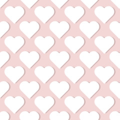 Heart seamless pattern.