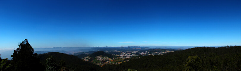panorama of mountains