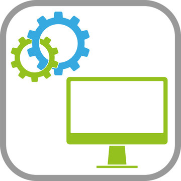 Computer und Zahnr&auml;der, Computer Button