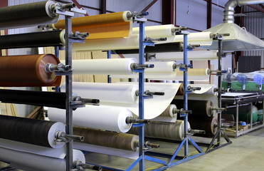 rolls of pvc film for sticking the surface of the draft material