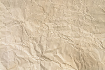 Crumpled old paper background and the texture.