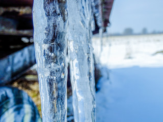 detailed macro cold ice freezed water snowy