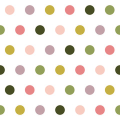 Seamless vector pattern of colorful geometric shapes on a white background