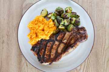 Steak and Sweet Potato Dinner