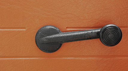 Vintage manual car window crank handle