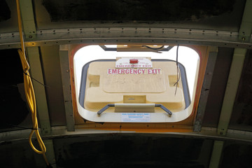 Bus' emergency exit hatch 
