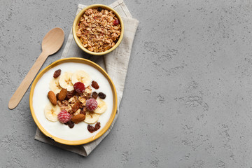 Dietary breakfast recipe concept