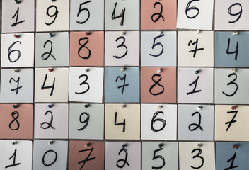 Obraz premium Background of numbers. from zero to nine. Background with numbers. Numbers texture