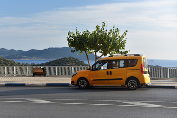 taxi panel van or  leisure activity vehicle waiting order © Oleksandr