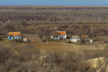 Winter Tavrian steppe