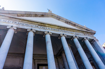 Naklejka premium Basilica of San Francesco di Paola in Piazza del Plebiscito, Naples