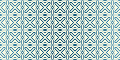 Seamless Geomteric Patterns. Vector Illustration. Hand Drawn Wrap Wallpaper, Cover Fabric, Cloth Textile Design. Blue oat milk color