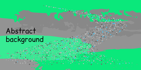 Confetti dots on a striped background