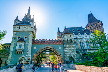 Vajdahunyad castle in Budapest, Hungary © Mistervlad