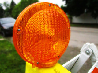 Traffic Reflector on the street