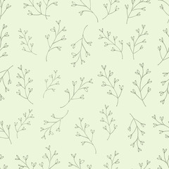 Seamless botanical pattern