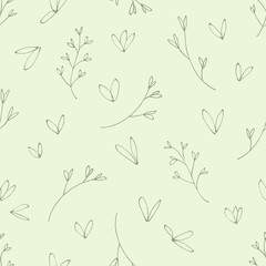 Seamless botanical pattern