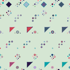 Seamless vector pattern. abstract geometrical background with hand drawn decorative tribal elements. Print with ethnic, folk, traditional motifs. Graphic geometric illustration for wrapping, wallpaper