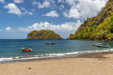 Fototapeta premium Saint Vincent and the Grenadines, Chateaubelair bay