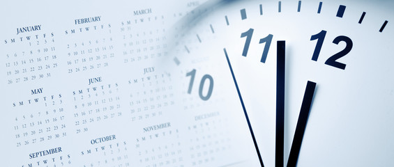Clock and calendar