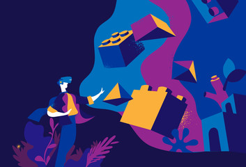 Virtual reality objects interaction