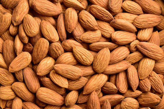 almonds background, texture image, badam.