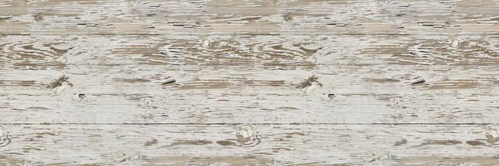 seamless texture old wooden white board shabby paint vintage