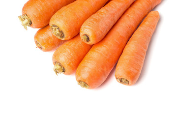 Carrot vegetable isolated on white background cutout