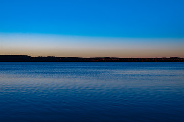 coucher étang de Léon 1