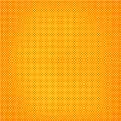 Pop art style banner design, square screen background in turmeric color, halftone dots effect, modern screen print texture, abstract vector background